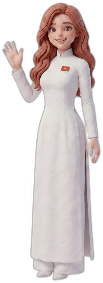Lumina áo dài chúc mừng
